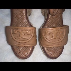 Tory Burch leather espadrilles